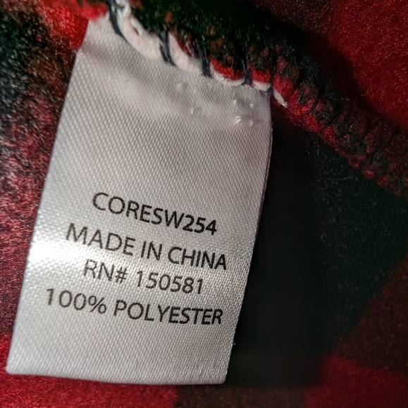 NWT Flag & Anthem Marled Red & Black Full Zip Fleece Lined Rhineland Jacket - Picture 7 of 11